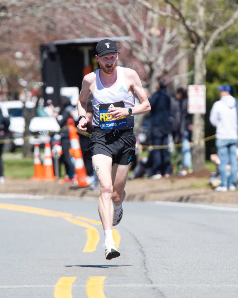 Reed Fischer on course in Boston