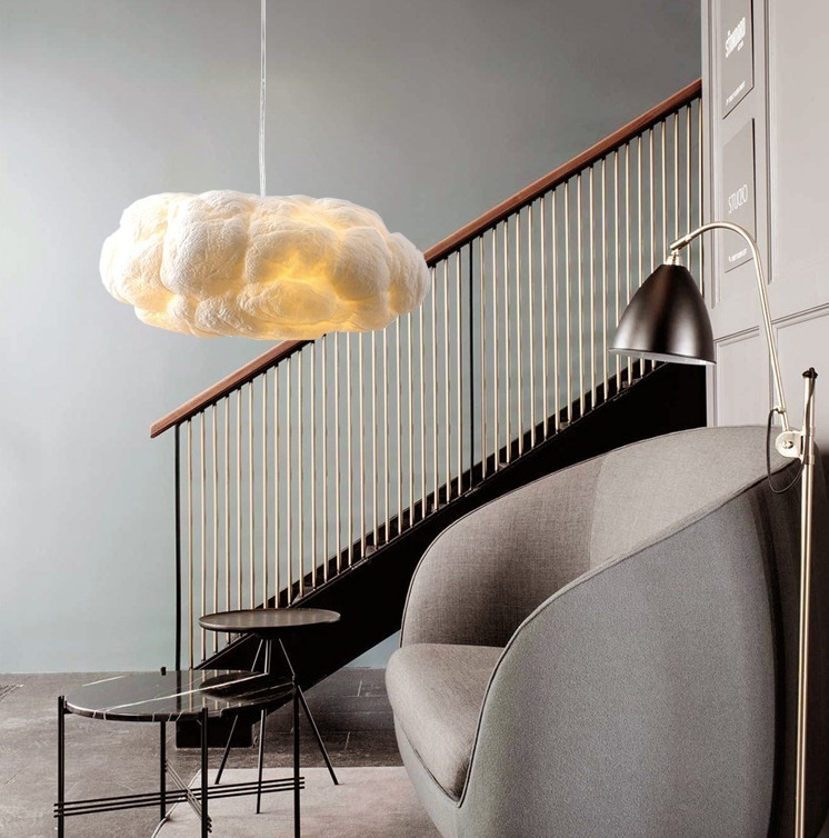 餐廳設計雲朵燈