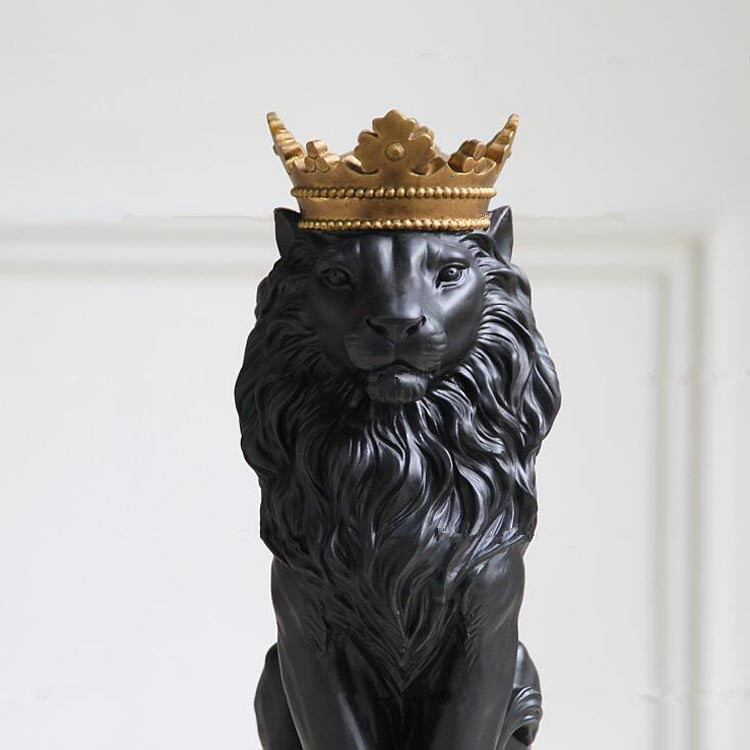 獅子擺件北歐居家裝飾